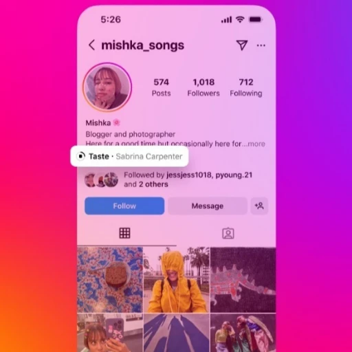 Instagram permite añadir canciones a los perfiles